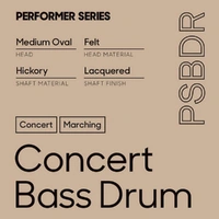 Promark Performer Series PSBDR Roller Bass Drum Mallets