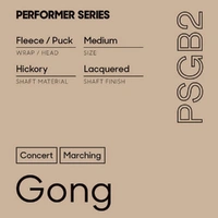 Promark PSGB2 Performer Series Small Gong Mallet