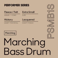 Promark PSMB1S Performer Series Soft Bass Drum Mallet