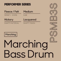 Promark PSMB3S Performer Series Soft Bass Drum Mallet