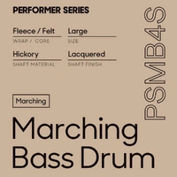 Promark PSMB4S Performer Series Soft Bass Drum Mallet