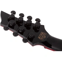 Schecter Sunset-7 Evertune Red Dawn 7-string Baritone Electric Guitar - Gloss Black