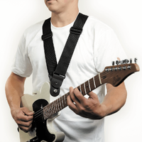 D'Addario Dare Guitar Strap, Black