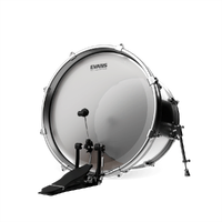 Evans EQ3 Frosted Bass Drum Head, 20 Inch