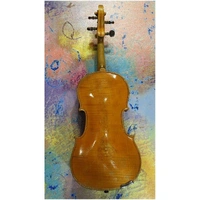  Fine Antique French Violin Labeled F. Breton Made in Mirecourt circa 1850