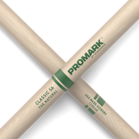 Promark Hickory The Natural 5A Wood Tip drumstick