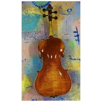  Violin Concert Series 4/4 Labeled Francesco Cervini CV-6 Set up  Zyex Strings