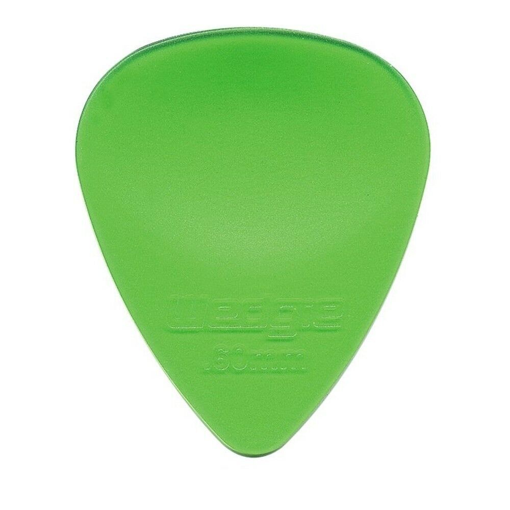 Wedgie 12 x Clear XL .60 Green Picks 0.60 mm clear Polycarbonate picks
