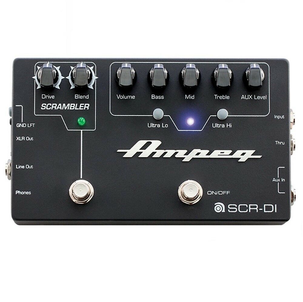 Ampeg SCRDI Bass Preamp with Scrambler Overdrive Effects Pedal
