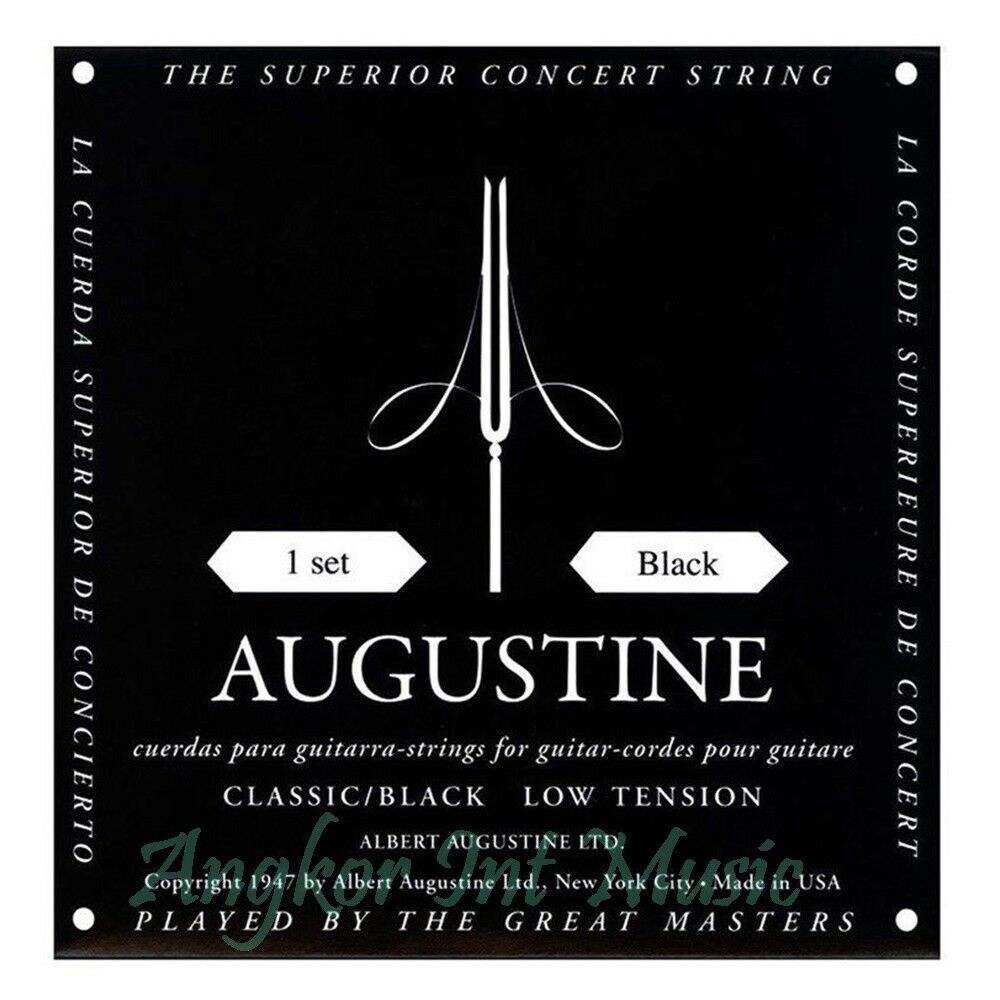 Augustine Classic Black Classical Guitar Strings low Tension