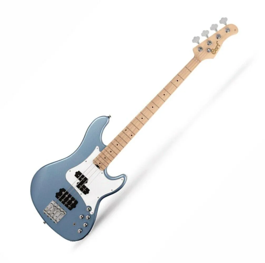 Cort GB74 GIG 4 string Bass Guitar Lake Placid Blue Hipshot Tuners
