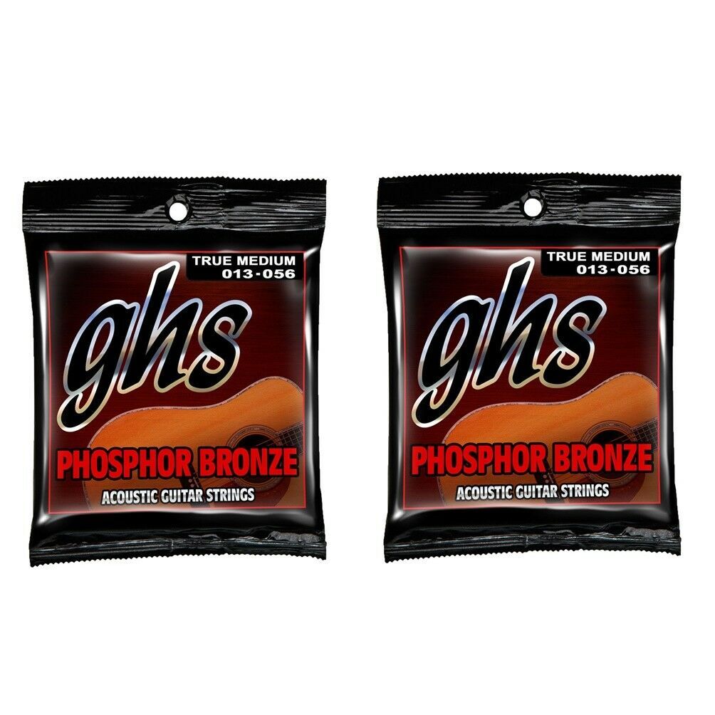 Ghs Phosphor Bronze Acoustic Guitar Strings Medium - 2 X Ghs Strings S335 Phosphor Bronze Acoustic Guitar Strings Medium 013 056 737681005955 Ebay