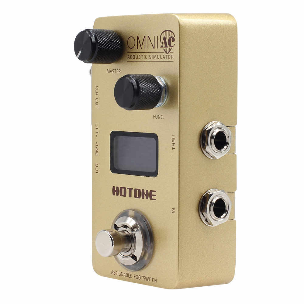 Hotone Omni AC Acoustic Guitar Simulator Effects Pedal