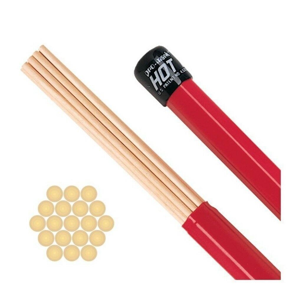 BIRCH JUNIOR DRUM STICKS PRO ROD British made Pro Rods for Kids