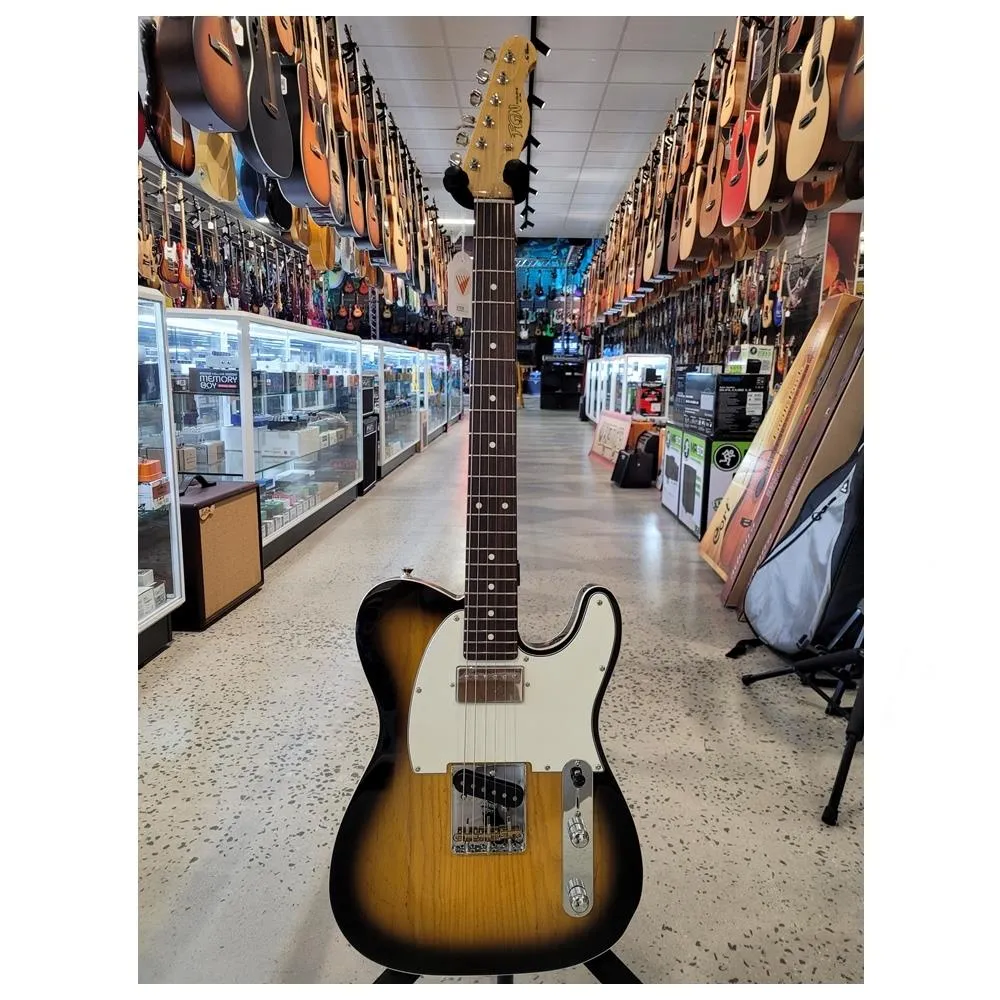 FGN Neo Classic 2 Tone Sunburst Electric Guitar Including Gig Bag