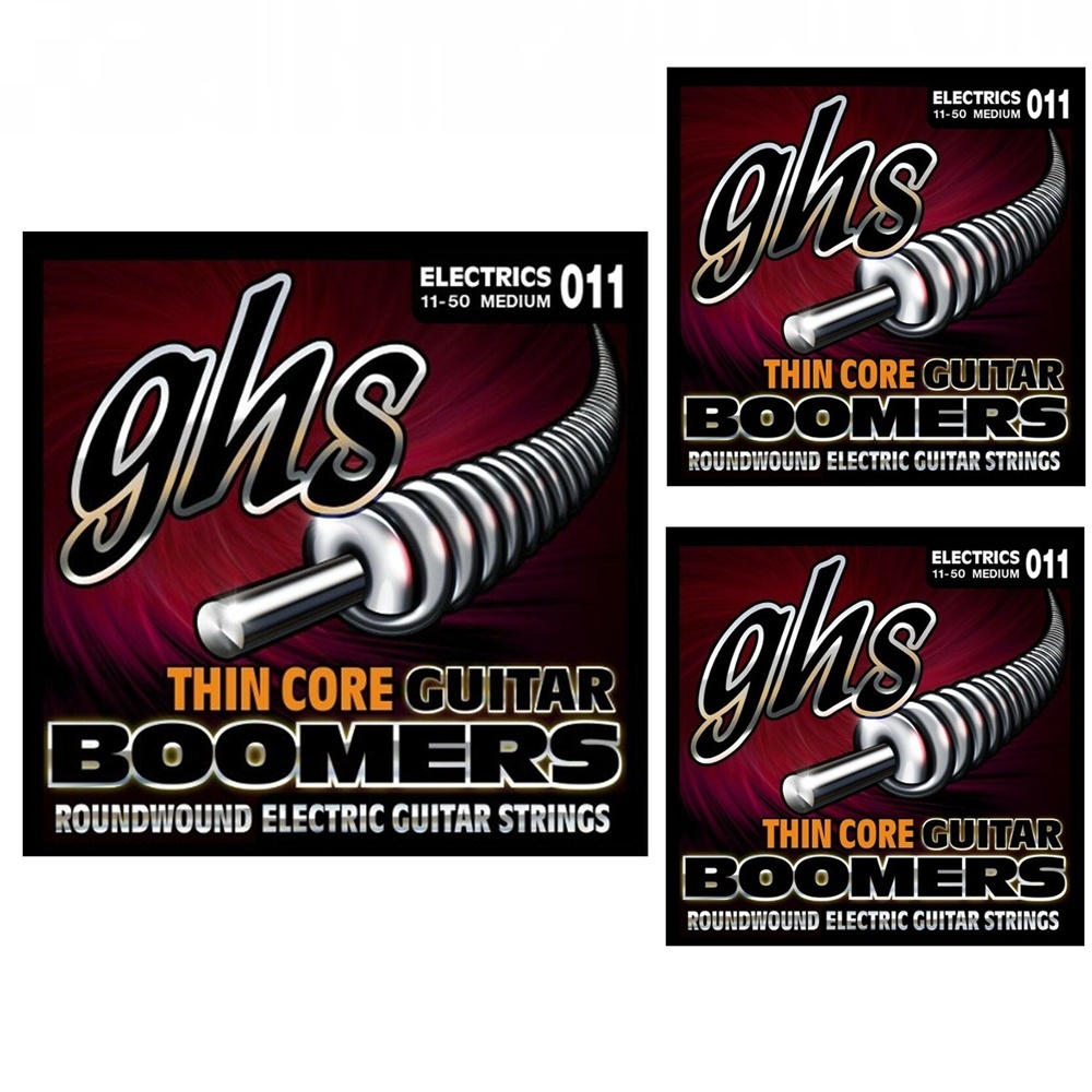 Strings　GHS　11-50　Thin　SETS　Boomers　TC-GBM　Guitar　Medium　Core　Electric