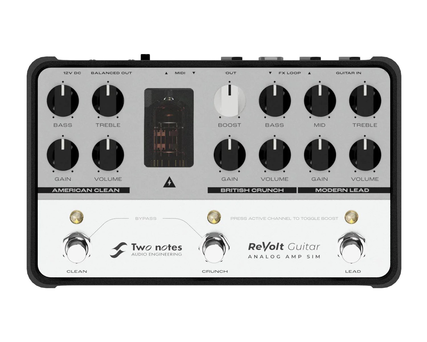 Two Notes ReVolt Guitar 3 Channel Guitar Analog Amp Simulator