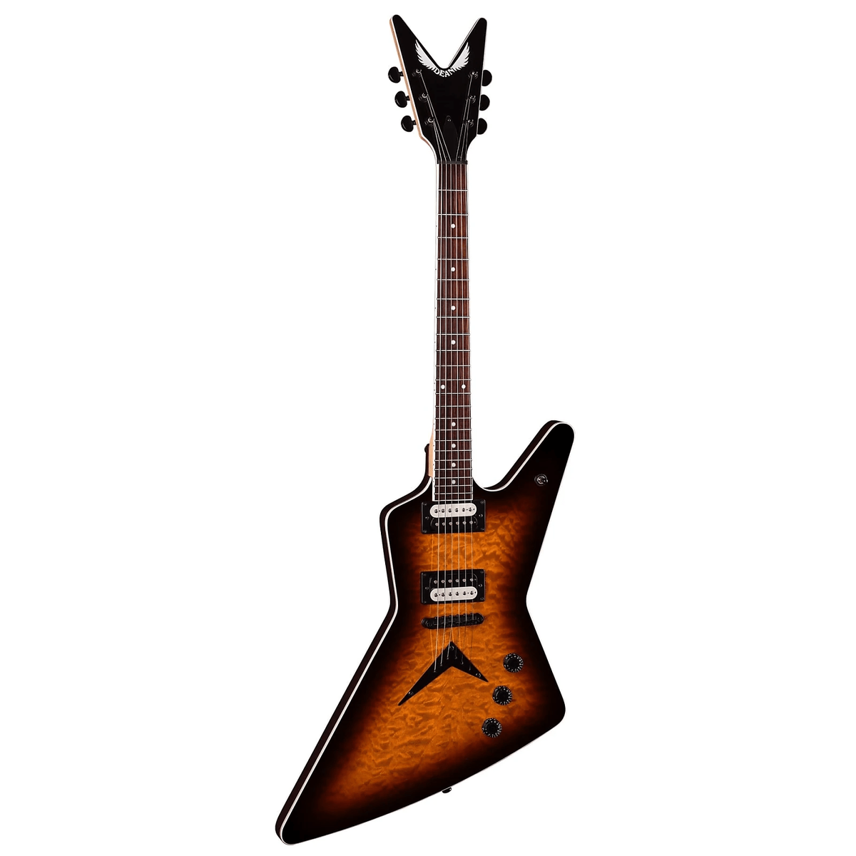 Dean ZX Quilted Maple Trans Brazilia Electric Guitar – Angkor Music