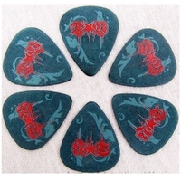 6 Picks Dunlop Tortex Dirtbag Guitar Picks Plectrums Dirtbag DB Drip 0.60 mm