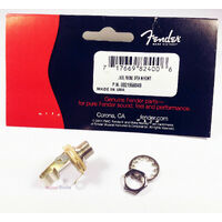 Fender 1/4" 2-conductor Guitar Output Jack With Mounting Hardware