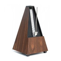 Wittner Pyramid Metronome Plastic Bell in Simulated Walnut Grain 814K