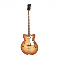 Hofner Verythin Bass Guitar - Short Scale Antique Brown Sunburst