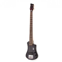 Hofner CT Shorty Bass Guitar with Gig Bag -  Black