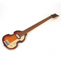 Hofner Shorty Violin Bass Guitar - Sunburst - with gig bag