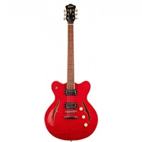 Hofner Verythin  Special Edition Electric Guitar - Transparent Red