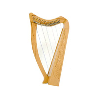 Standing Pixie Harp – 19 String Carved w/Bag