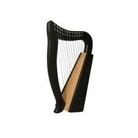 Celtic Baby Harp 12 string with Bag - Black