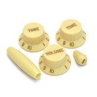 Big Bang Tone Vol/Tone/Tone Knobs - Set of 3 + Switch Knob - Cream