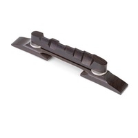 Big Bang Tone Archtop Guitar Bridge  Ebony unslotted compensated for wound G 