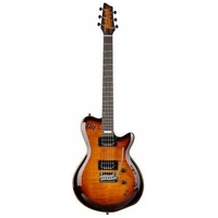 Godin LGXT Cognac Burst Flame AA 6 String  Electric Guitar with Gig Bag