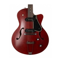 GODIN  5th Avenue CW Kingpin II Burgundy Hollow body Electric Guitar with Case