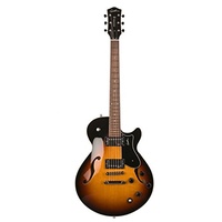 Godin 039074 Montreal Premiere TriplePlay Sunburst HG Hollowbody 6 String Electric Guitar with Bag