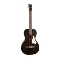 Art & Lutherie Roadhouse Acoustic / Electric Parlor Guitar - Faded Black
