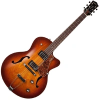 Godin 5th Avenue Kingpin II  6-String Hollowbody Electric Guitar Cognac Burst