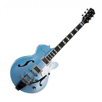 Godin Imperial Blue 6-String Montreal Premiere LTD Hollowbody Electric Guitar 
