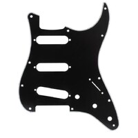 Big Bang Tone Electric Guitar Pickguard USA Std Strat - Black 3 Ply