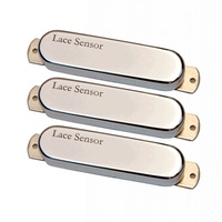 Lace Sensor Chrome Dome Single Coil Guitar Pickup Set 3- Pack