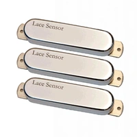 Lace Sensor Chrome Dome Single Coil Guitar Pickup Set 3- Pack