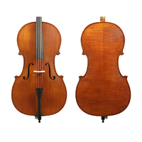 Gliga 2 European 4/4 Cello Outfit Antique Varnish Fully Set Up Jargar Strings 