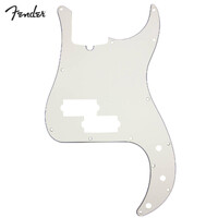 Genuine Fender Pickguard For '62 P. Bass - WHITE, 099-1361-000 3-Ply