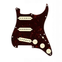 Fender Tex-Mex SSS Pre-wired Stratocaster Pickguard - Tortoise Shell 3-ply