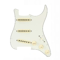 Fender Tex-Mex SSS Pre-wired Stratocaster Pickguard - Parchment 3-ply