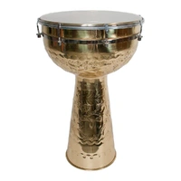 Doumbeck Traditional Indian Drum 20cm.Emb.Brass