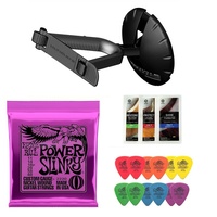 Electric Guitar - Ultimate support hanger tortex picks Ernie Ball 2220 + Polish