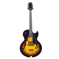 Heritage Standard H-575 Hollow Electric Guitar with Case, Original Sunburst
