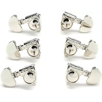 Grover 102NV Original "Milk Bottle" Style Rotomatics Tuning Machines Set - Nickel